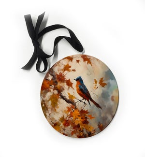 Bluebird On Fall Branch Ornament